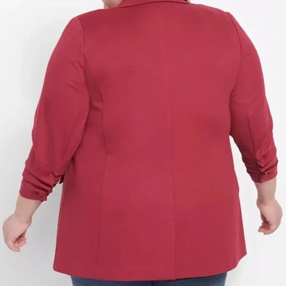 Lane Bryant Ponte One-Button Blazer 18 NWOT - Picture 2 of 3